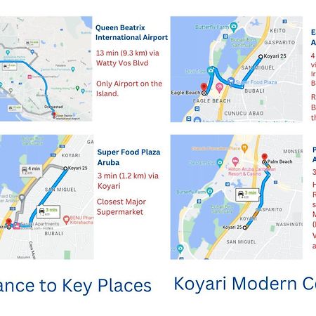 Koyari Modern Condos 9Br 7Ba Sleeps 26 W/ Pool And Roof Deck شاطئ بالم المظهر الخارجي الصورة